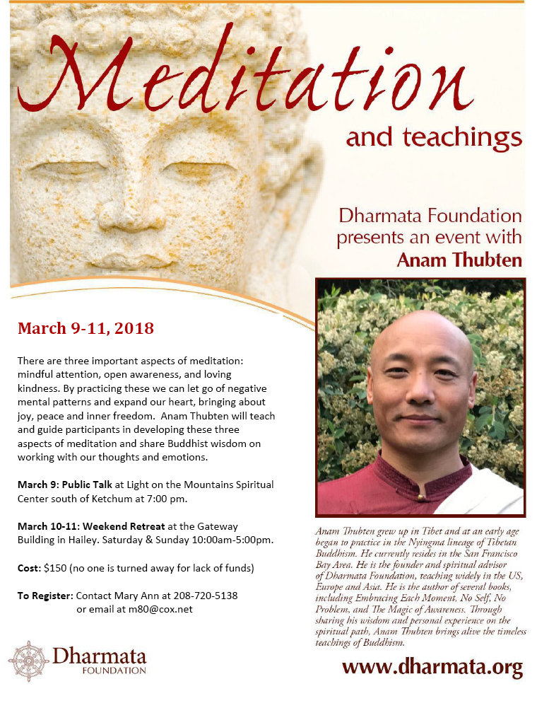 March 9 Dharmata Talk